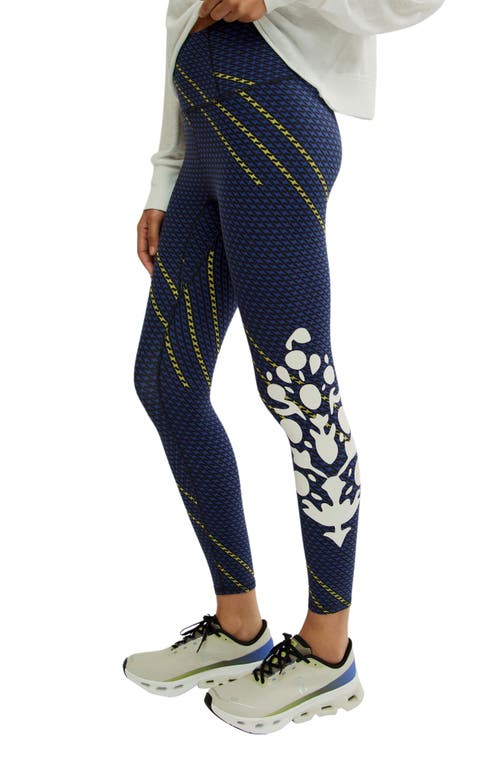 Free People Logo Never Better Leggings In Black Combo