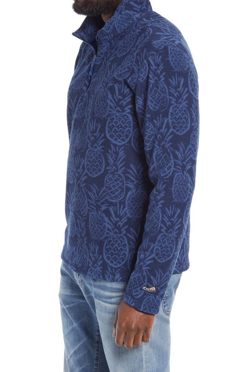 Chubbies Pine By Me Fleece Quarter Zip Pullover, Alternate, color, 