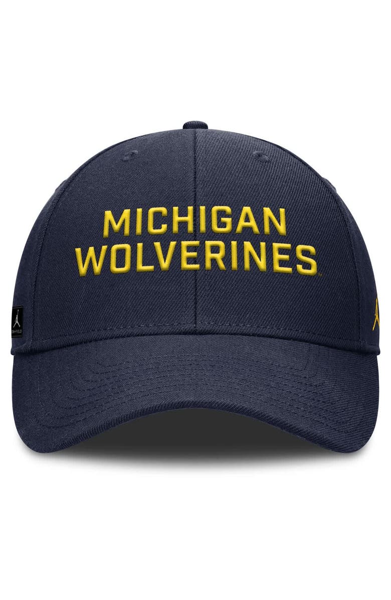 Nike Men's Nike Navy Michigan Wolverines Rise Practice Adjustable Hat, Alternate, color, Navy