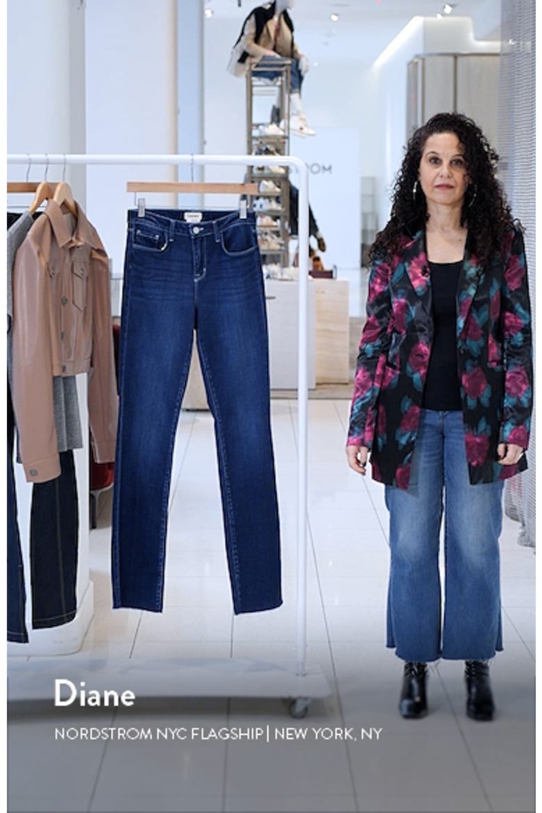 Ruth Raw Hem Straight Leg Jeans video