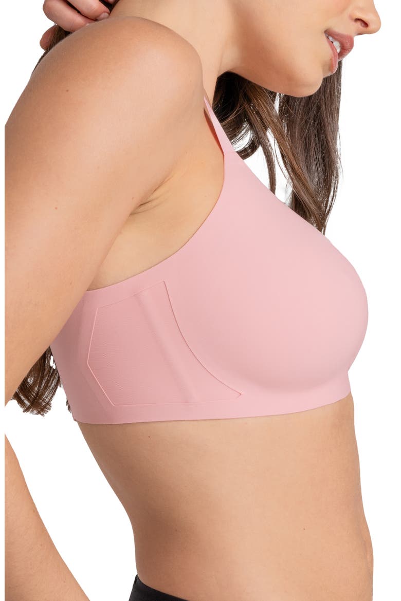 Liftwear Crossover Bra, Alternate, color, PINK CLOUD