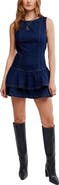 Free People Slow Burn Denim Minidress