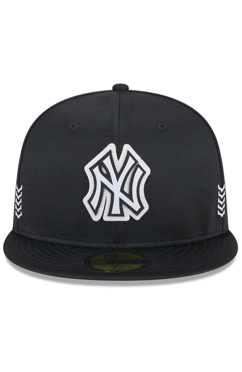 New Era Men's New Era  Black New York Yankees 2024 Clubhouse 59FIFTY Fitted Hat, Alternate, color, 