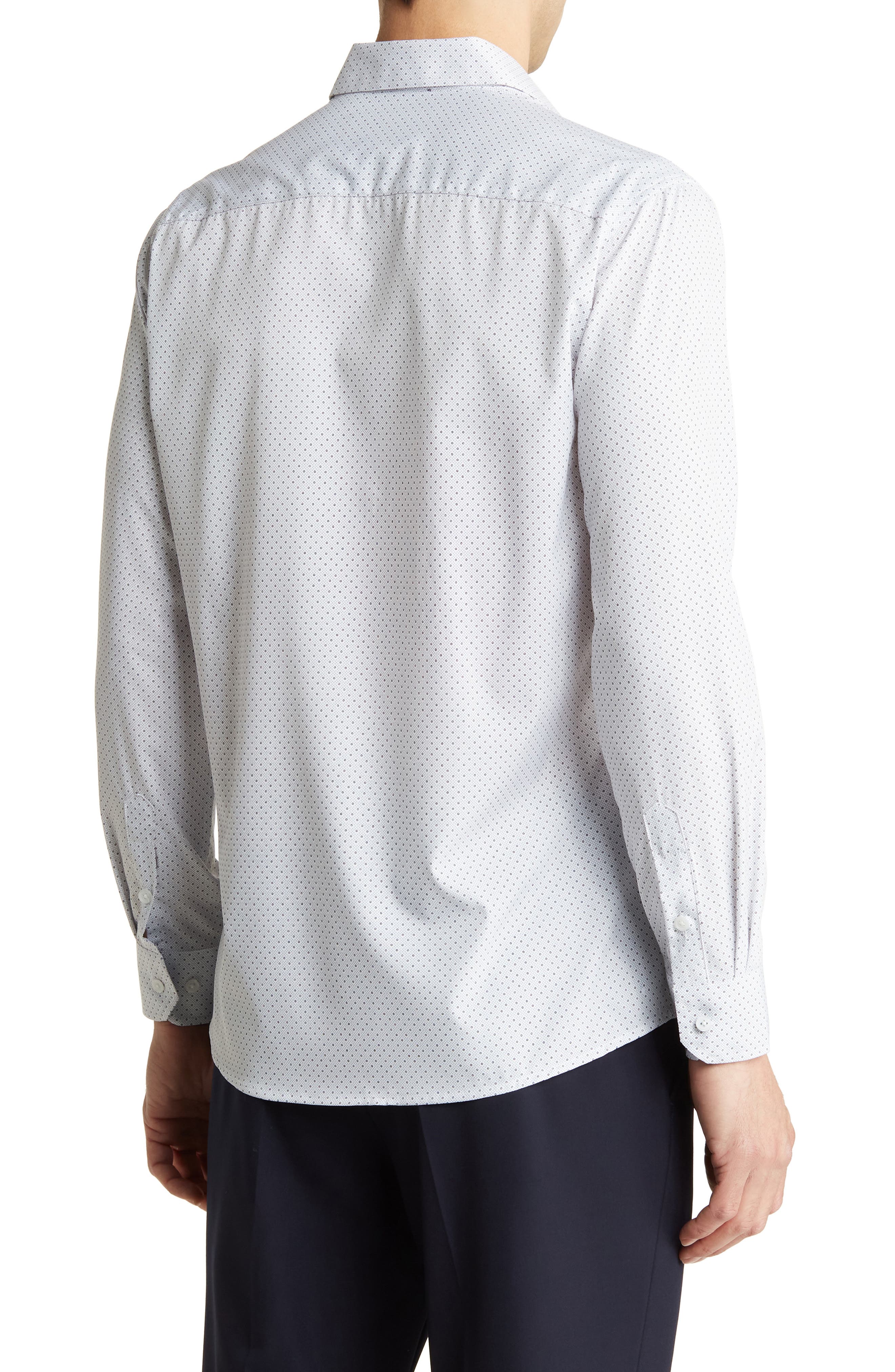 TOM BAINE Long Sleeve Stretch Button-Up Shirt (Men) | Nordstromrack