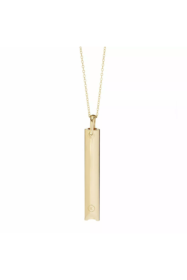 Mindful Breathing Necklace by Komuso Design, Alternate, color, Gold