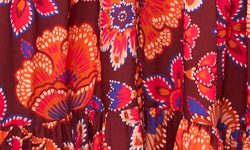 Vince Camuto Puff Sleeve Tiered Maxi Dress