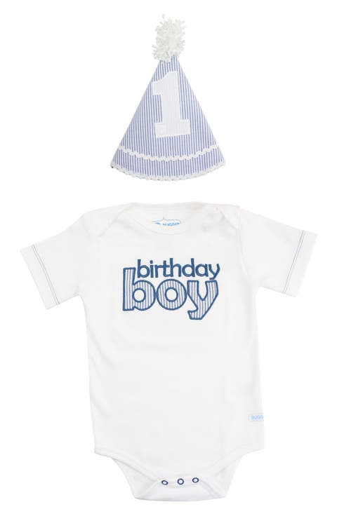 Birthday Boy Party Hat & Bodysuit