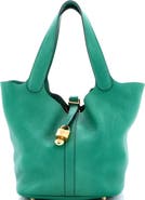 Pre-Owned Hermes Picotin Lock Bag Clemence MM