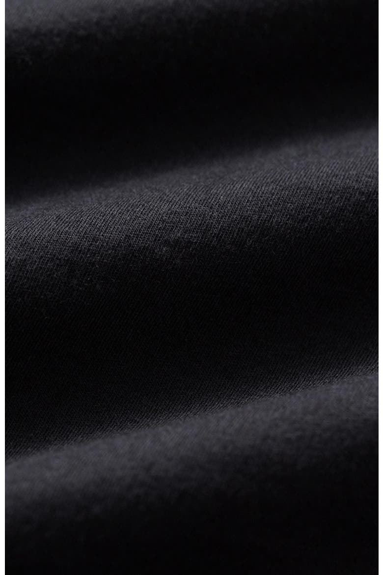 Organic Cotton Women's Softspun Essential Crewneck Tee, Alternate, color, Black