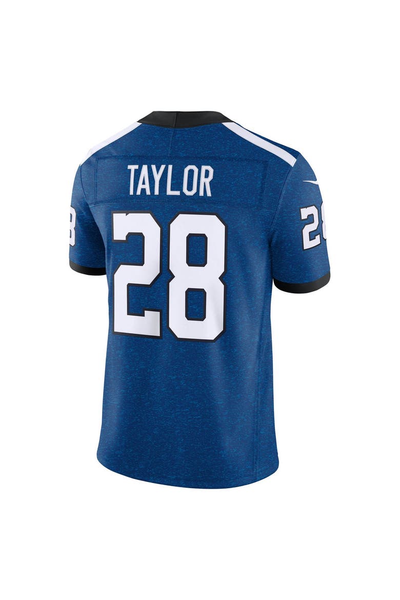 Men's Nike Jonathan Taylor Royal Indianapolis Colts Alternate Indiana Nights Vapor F.U.S.E. Stitched Limited Jersey, Alternate, color, Royal