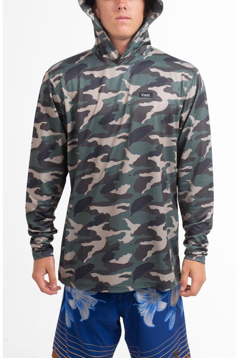 Aqua Terra LITE Performance Graphic Hoodie, Alternate, color, CAMO
