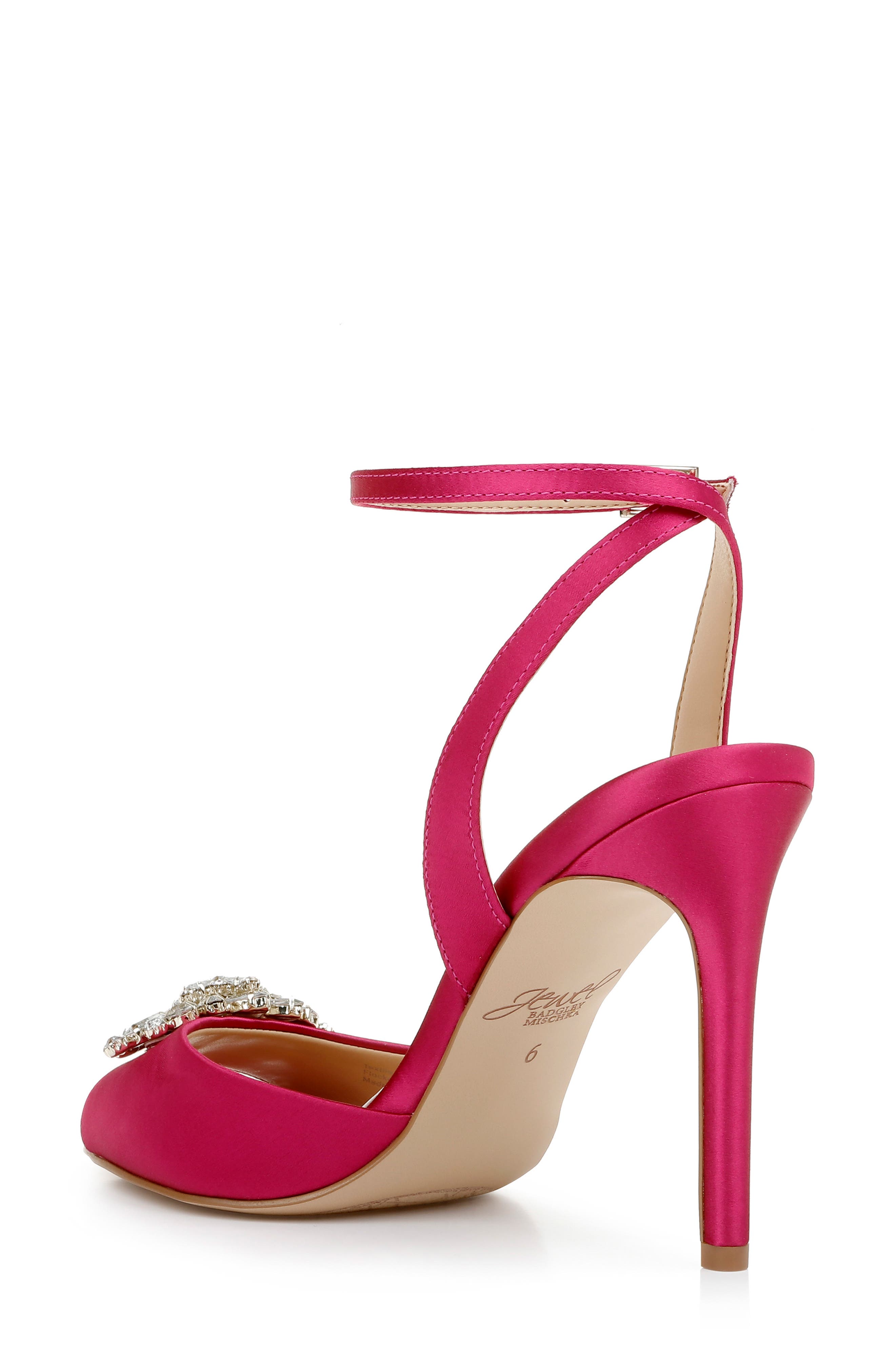 Jessa Sandal, Alternate, color, HOT PINK