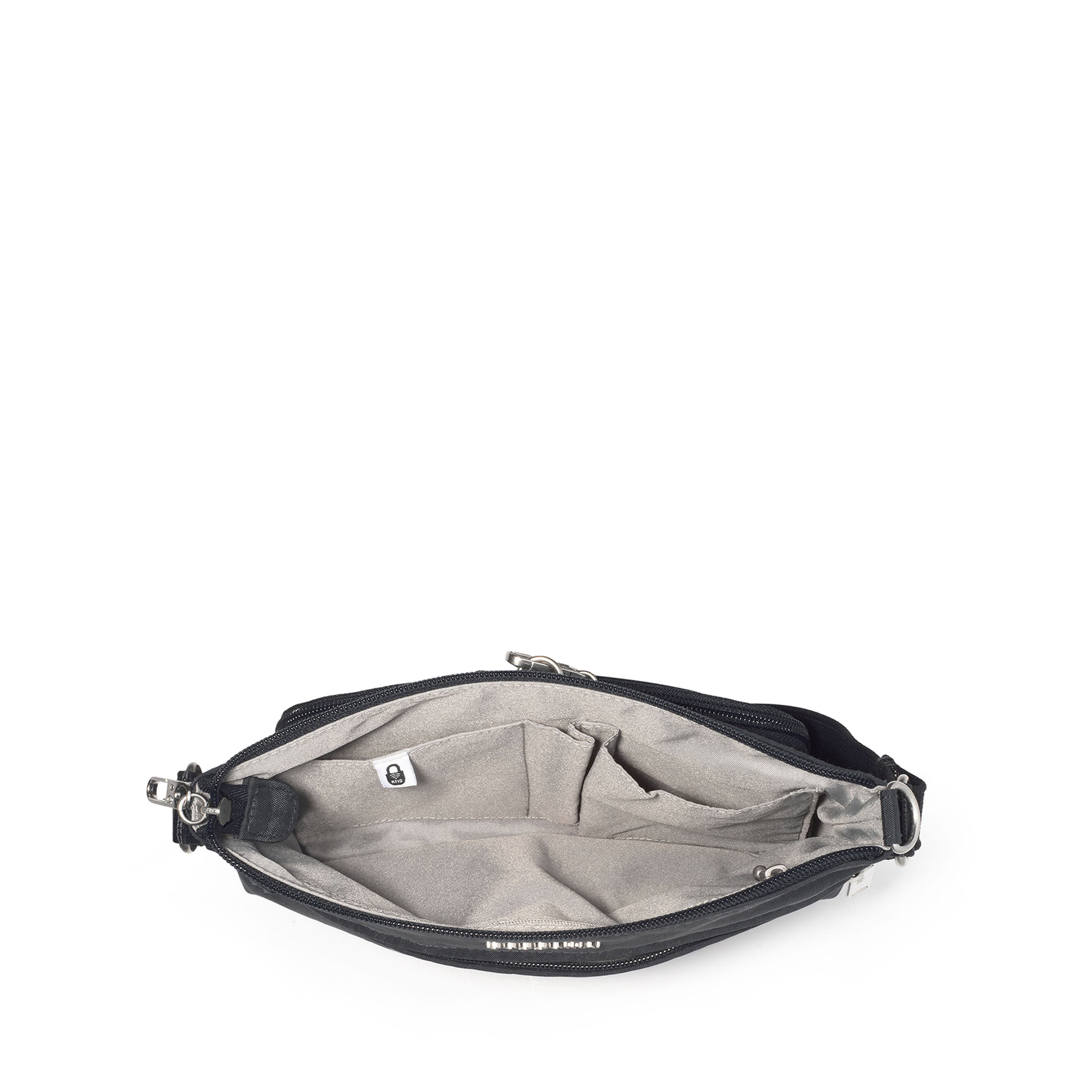 BAGGALLINI Securtex Anti-Theft Memento Crossbody Bag, Alternate, color, Black