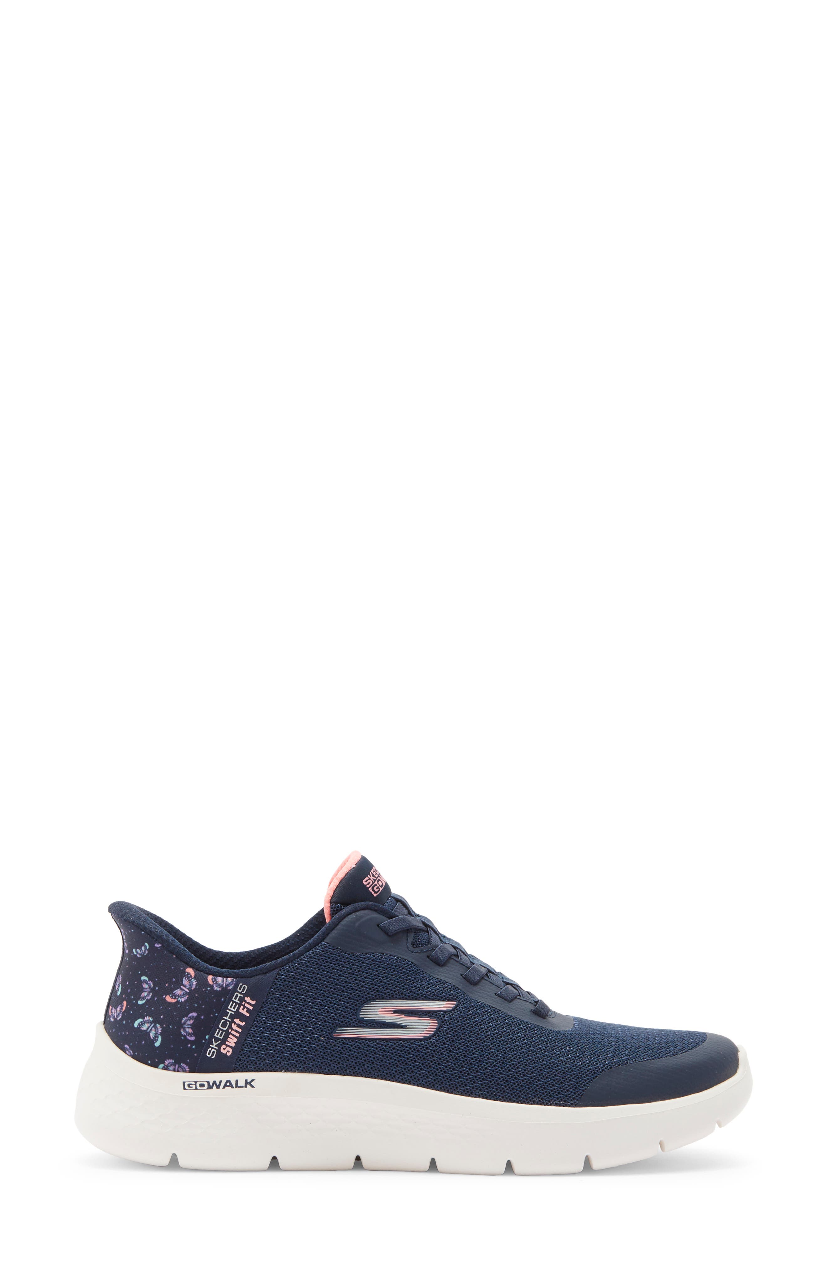 Go Walk Flex Swift Walking Shoe, Alternate, color, NAVY PINK