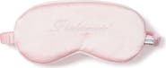Petite Plume Bridesmaid Embroidered Silk Sleep Mask