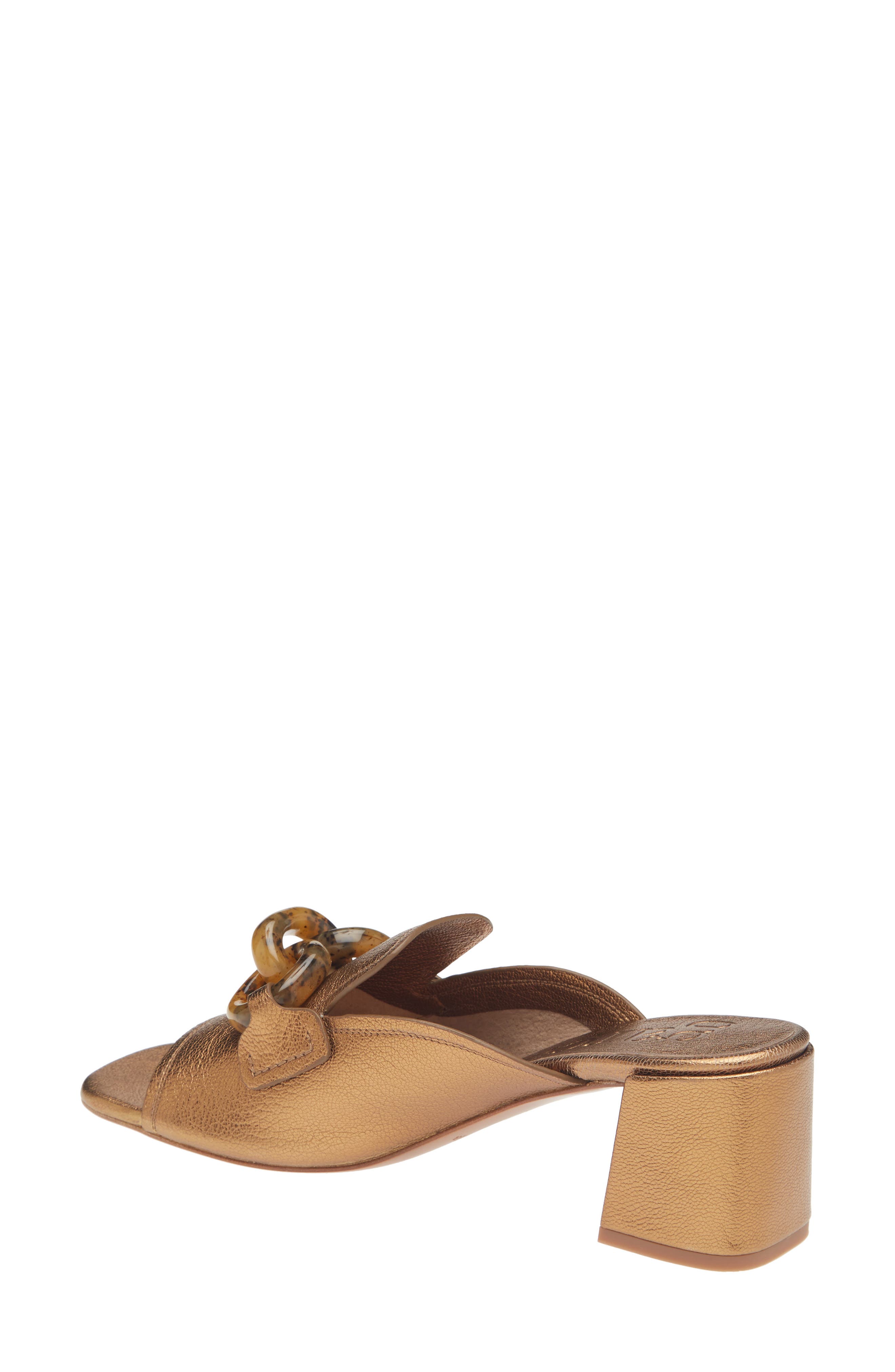 Pedro Garcia Umita Slide Sandal, Alternate, color, Old Gold Petitgrain-Tortoise