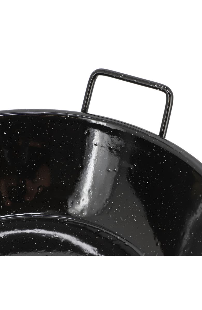 OSTER Castillo 12 Inch Enamel on Steel Paella Pan, Alternate, color, Black