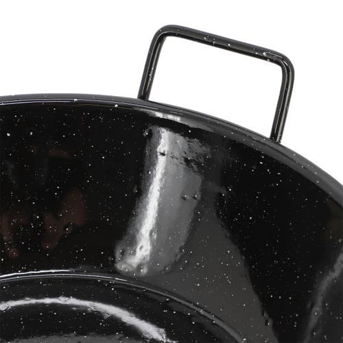 Oster Castillo 12 Inch Enamel On Steel Paella Pan In Black