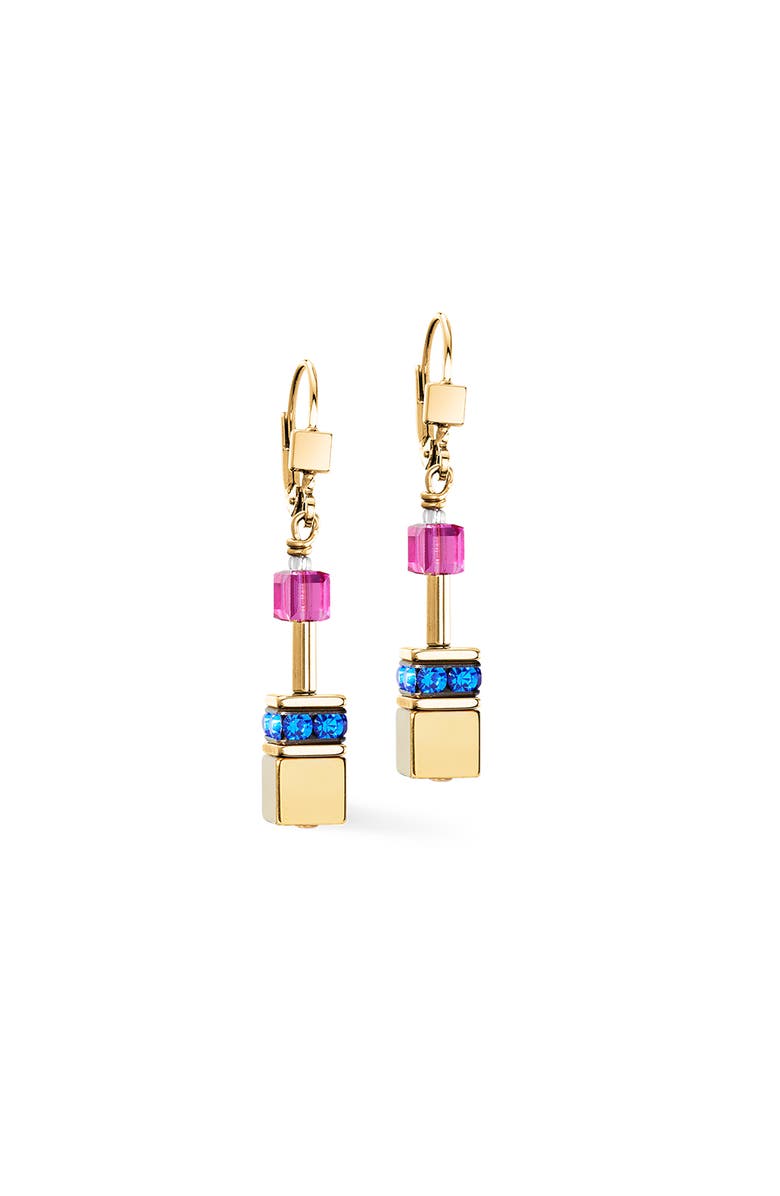COEUR DE LION Geocube Iconic Metallic Gold Earrings, Main, color, Gold