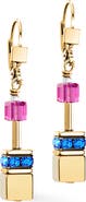 COEUR DE LION Geocube Iconic Metallic Gold Earrings