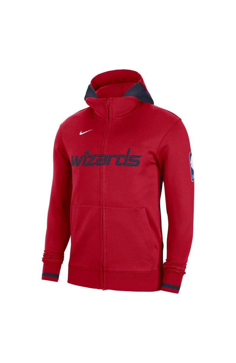 Nike Men's Nike Red Washington Wizards Authentic Showtime Performance Full-Zip Hoodie, Alternate, color, Red