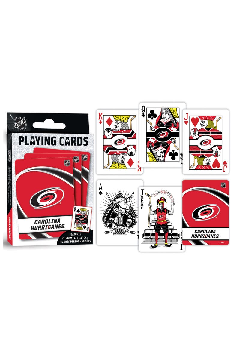 Carolina Hurricanes Playing Cards, Alternate, color, Multicolor