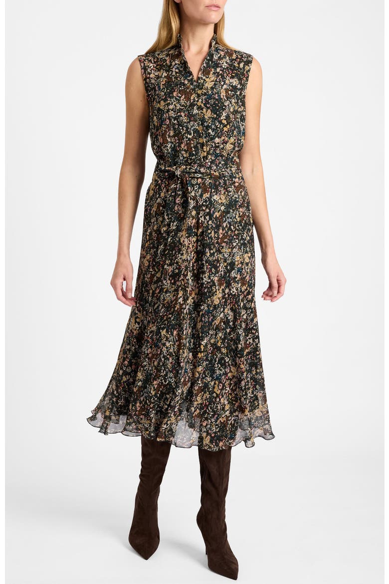 Nirva Sleeveless Dress, Alternate, color, Evergreen Multi