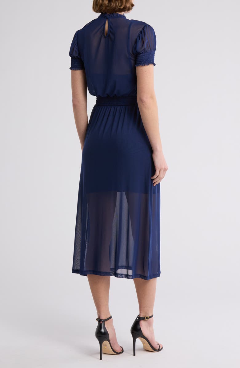 Mesh Short Sleeve Dress