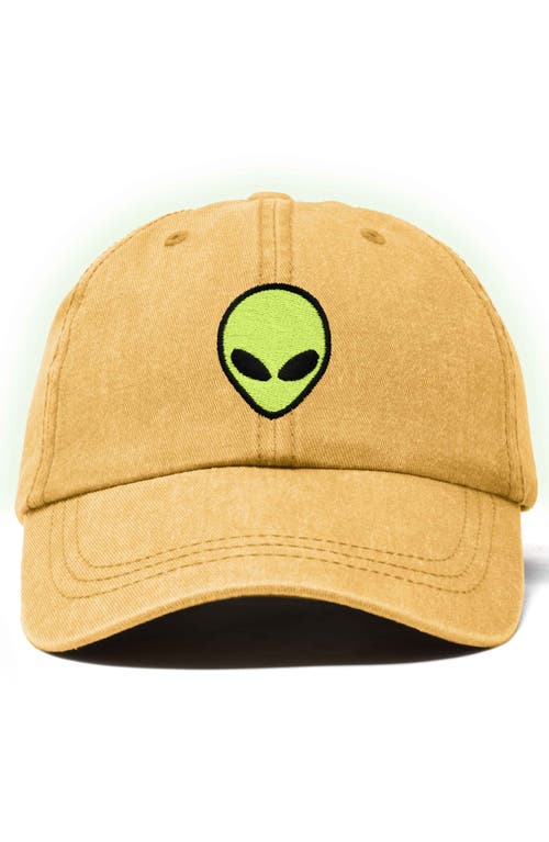 Dalix Alien Dad Cap In Washed Gold