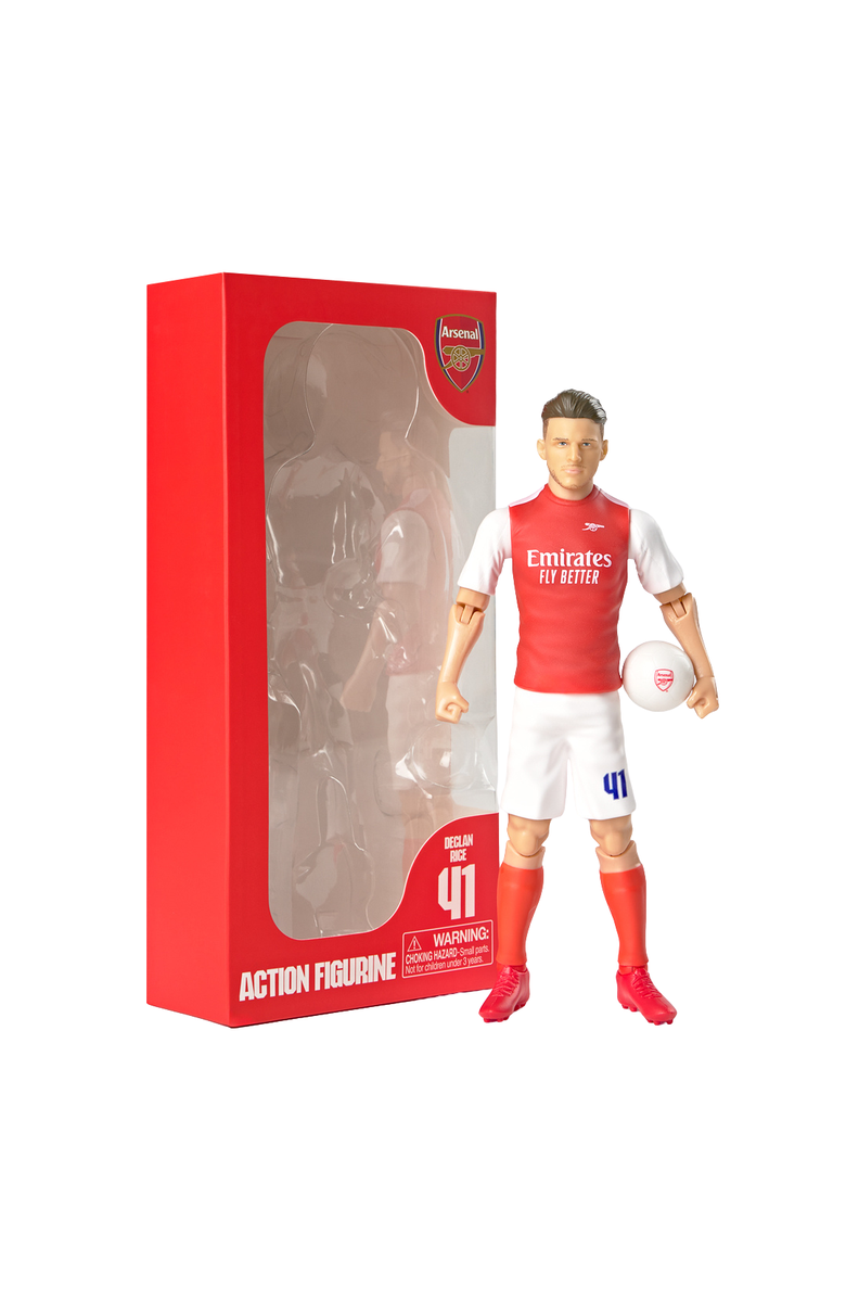 Banbo Toys SOCKERS Arsenal F.C. Declan Rice 8" Collectible Soccer Action Figure, Main, color, Red