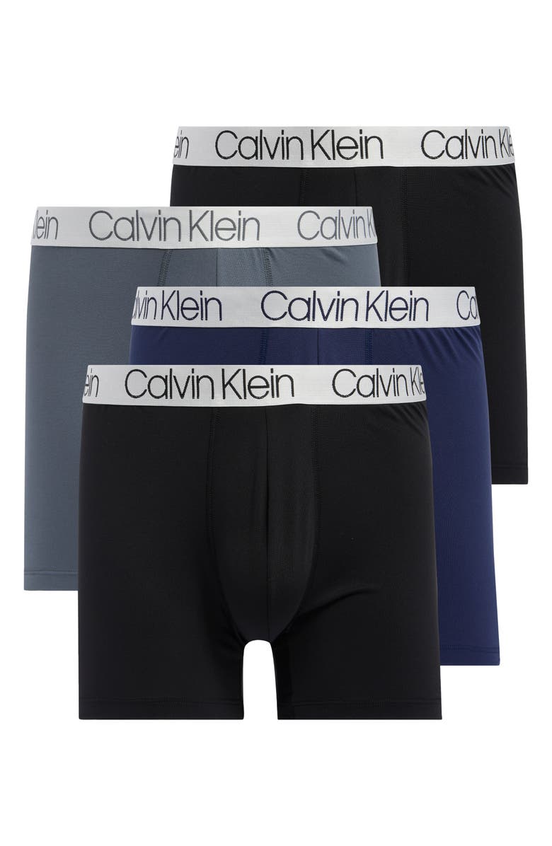 Calvin Klein 4-Pack Boxer Briefs, Main, color, 