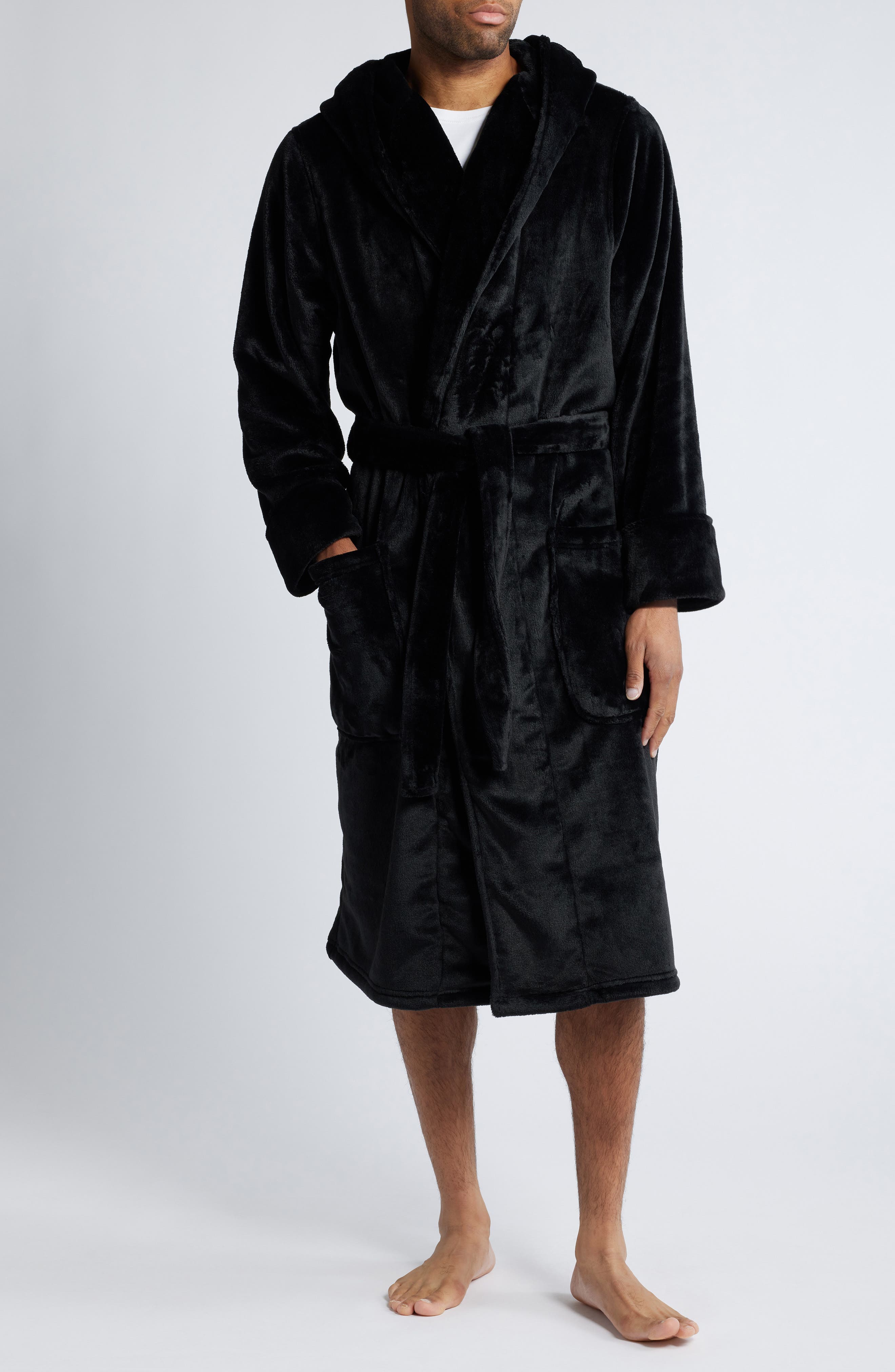 Nordstrom Fleece Hooded Robe