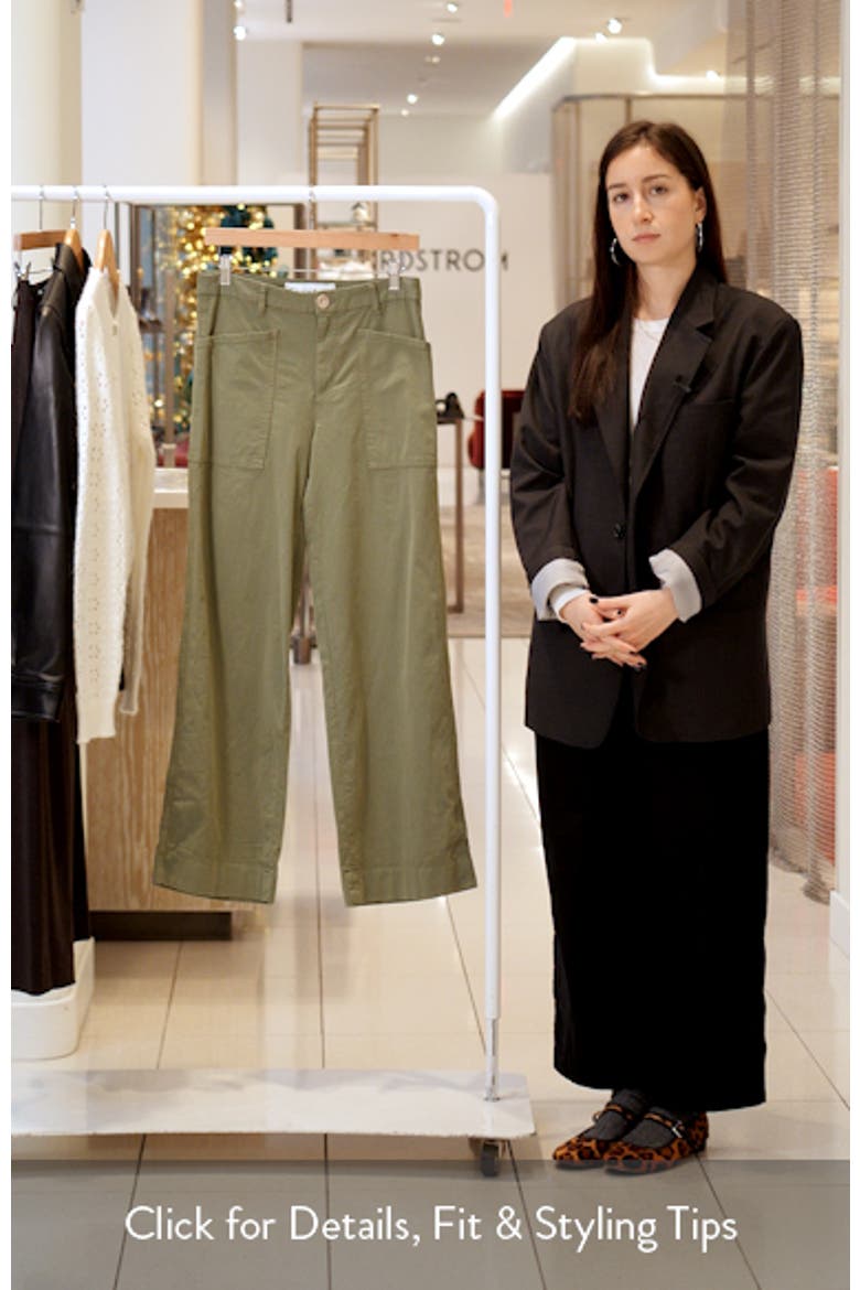 Wrap Pocket Stretch Cotton Pants video