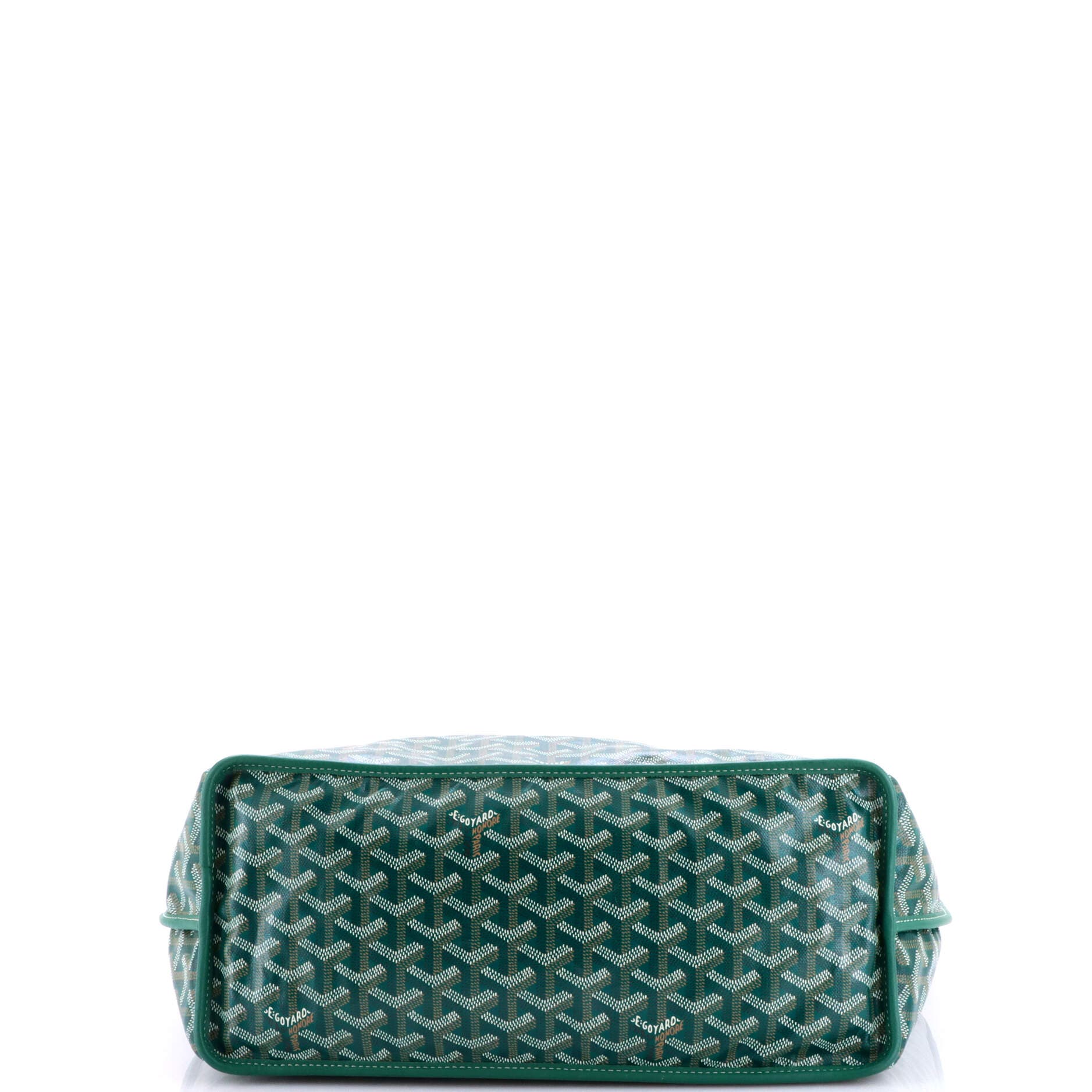 Pre-Owned Goyard Anjou Reversible Tote Coated Canvas PM, Alternate, color, Green