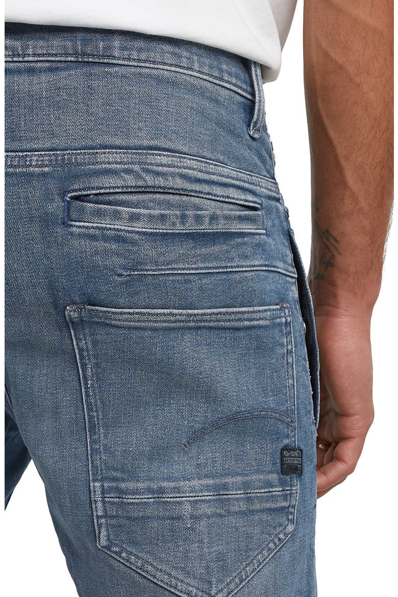 D-Staq 3D Slim Fit Jeans, Alternate, color, FADED BLUE PEBBLE RESTORED