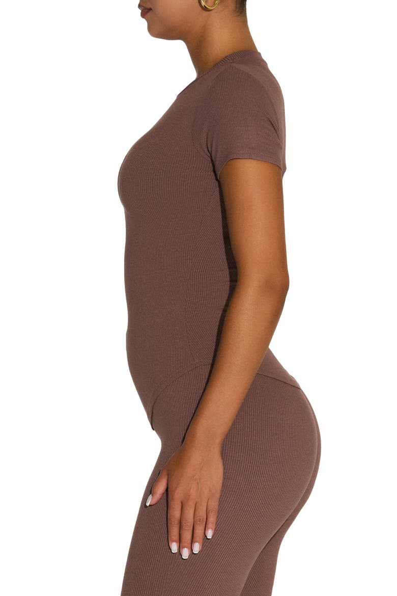 The Rib T-Shirt, Alternate, color, TAUPE