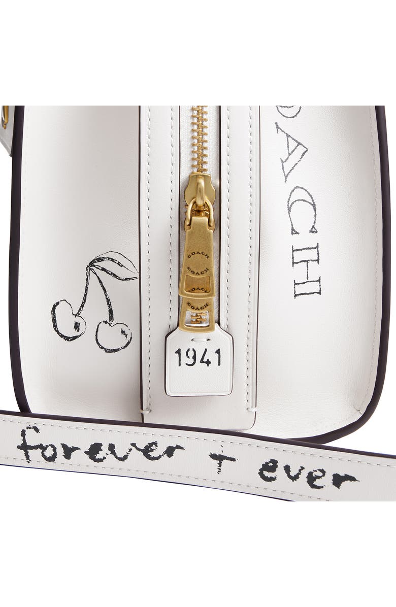 COACH Rogue Sketch Print Leather Top Handle Bag, Alternate, color,