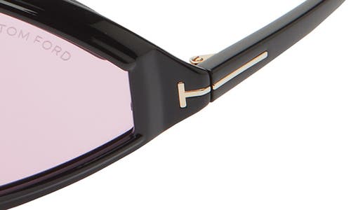 Tom Ford 00mm Shield Sunglasses In Pink
