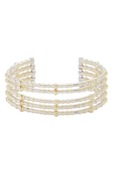 Essie Beaded Cuff Bracelet