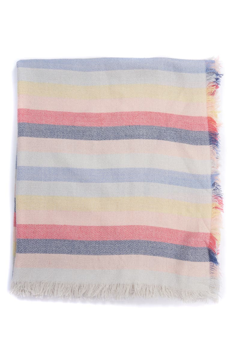 Barbour Freya Stripe Scarf, Alternate, color, 
