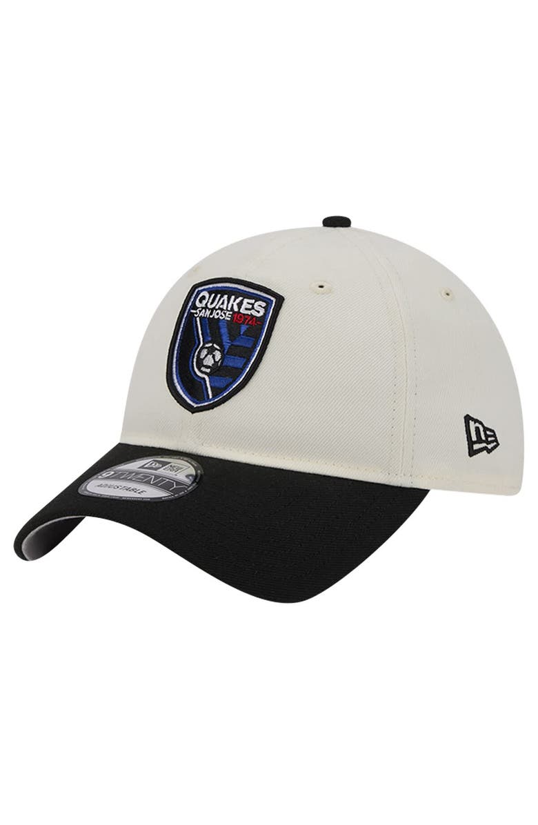 New Era Men's New Era White San Jose Earthquakes 2024 Kick Off Collection 9TWENTY Adjustable Hat, Alternate, color,