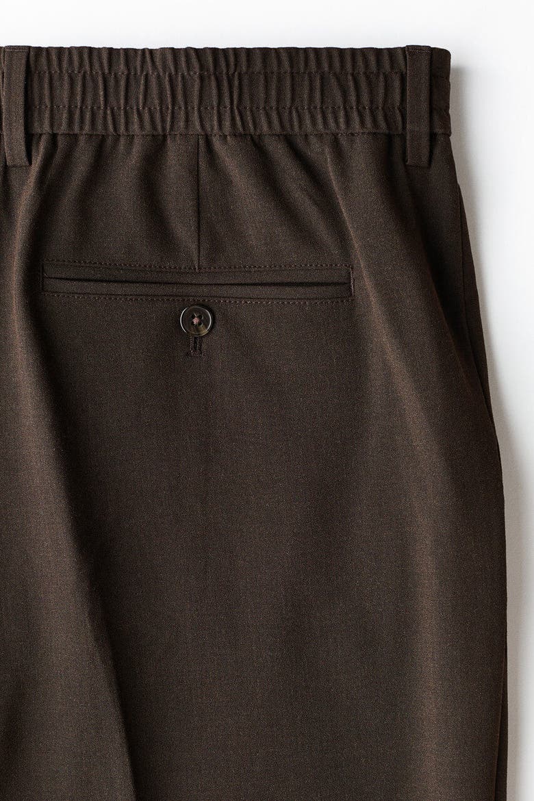 Relaxed Fit Trousers, Alternate, color, Dark brown
