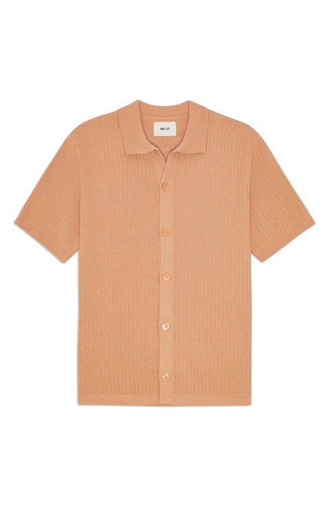 Ares 60019 Short Sleeve Organic Cotton Cardigan