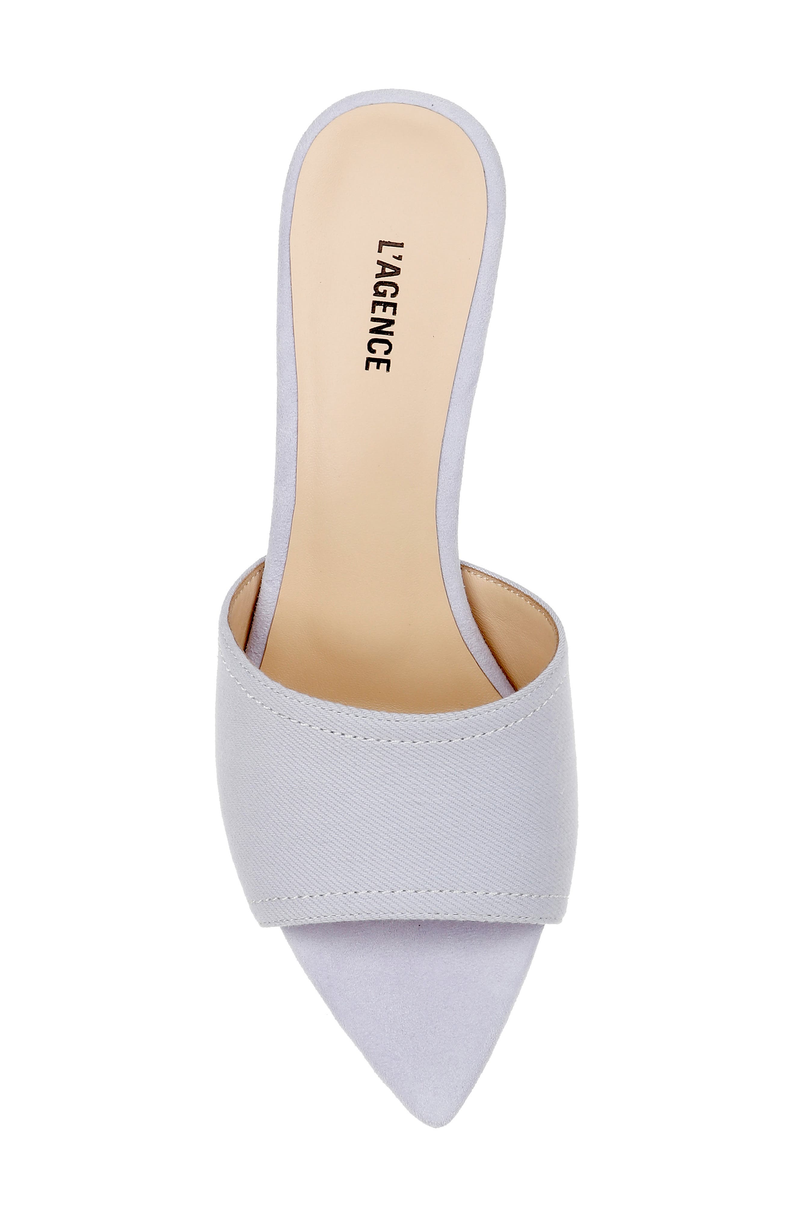 L'AGENCE Lolita Pointed Toe Sandal, Alternate, color, Lilac