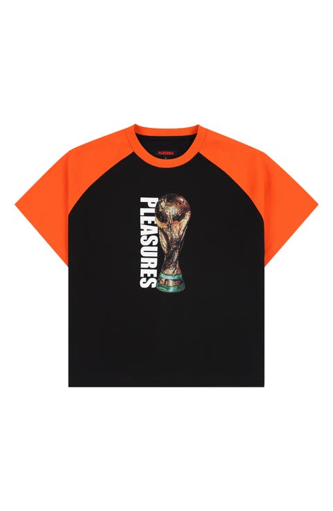World Cup Trophy Raglan Graphic T-Shirt