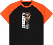 PLEASURES World Cup Trophy Raglan Graphic T-Shirt