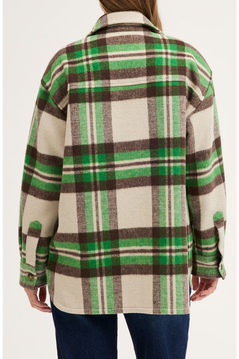 The Reissue Shirt Jacket, Alternate, color, GREEN PLAID