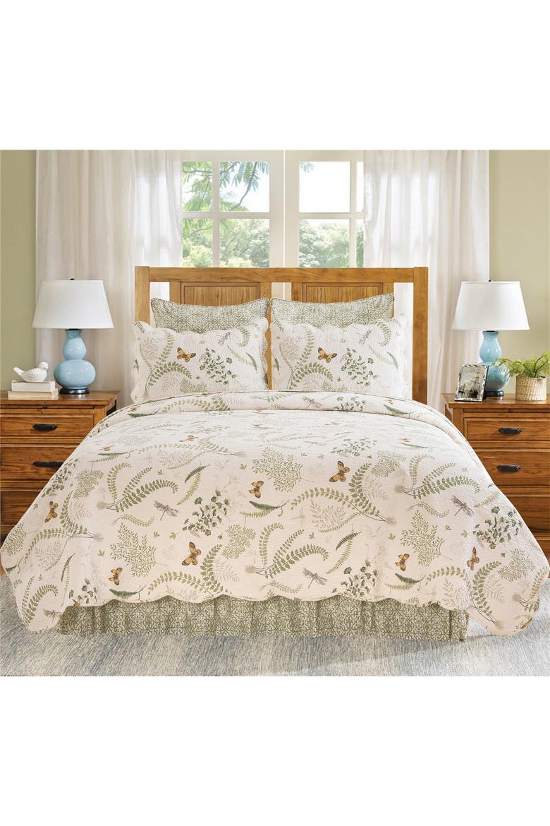 Althea Quilt Collection, Alternate, color, Green