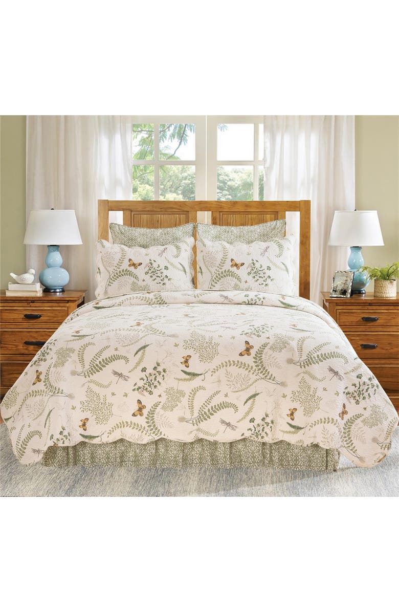 C&F Home Althea Quilt, Alternate, color, Green