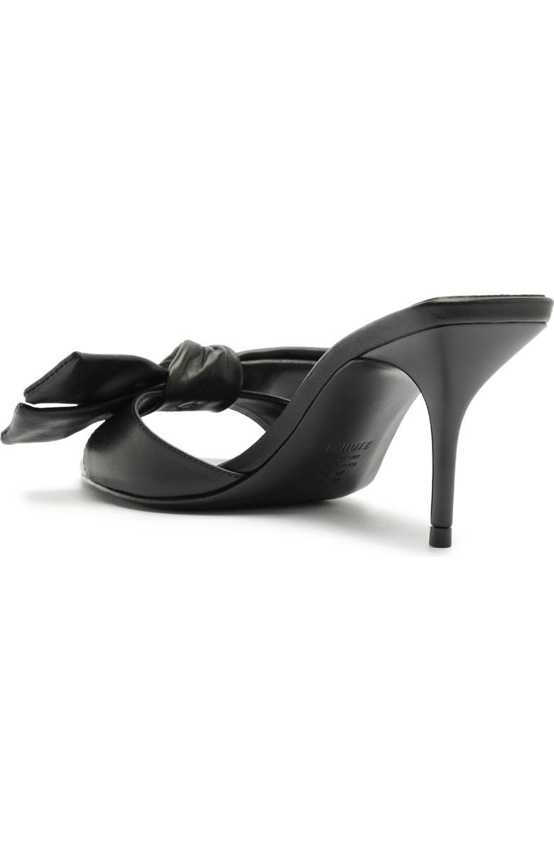 Schutz Elodie Bow Sandal, Alternate, color, Black